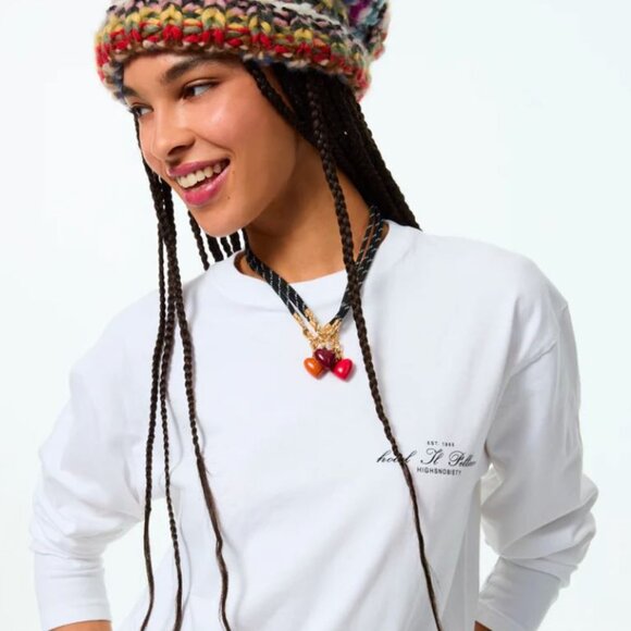 ROXANNE ASSOULIN The Mini Puffy Heart Charm in burgundy firm price - Picture 3 of 12